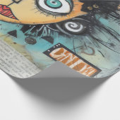 ArtLady 21 Charmant en verontrust Cadeaupapier (Hoek)