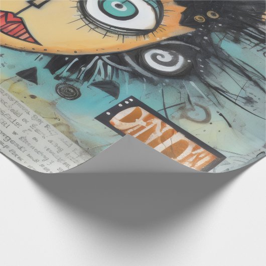 ArtLady 21 Charmant en verontrust Cadeaupapier (Hoek)