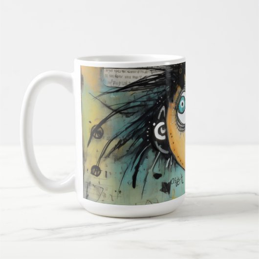 ArtLady 21 Charmant en verontrust Koffiemok (Links)