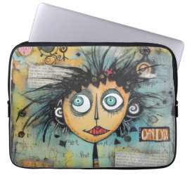 ArtLady 21 Charmant en verontrust Laptop Sleeve