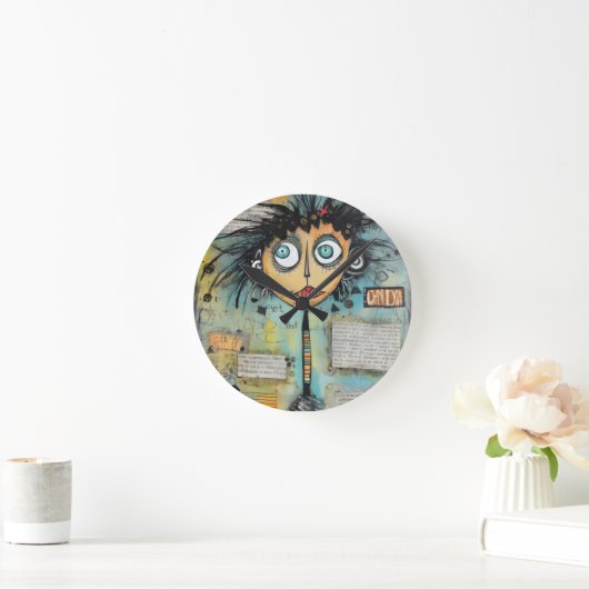 ArtLady 21 Charmant en verontrust Ronde Klok (Huis)