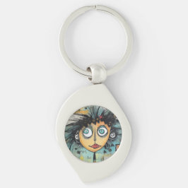 ArtLady 21 Charmant en verontrust Sleutelhanger