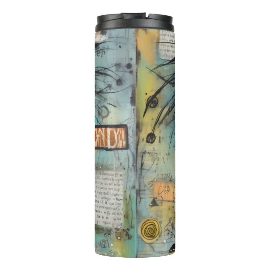 ArtLady 21 Charmant en verontrust Thermosbeker (Achterkant)