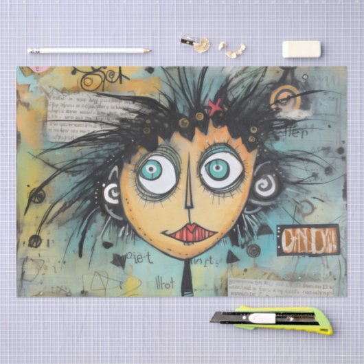 ArtLady 21 Charmant en verontrust Tissuepapier (Craft)