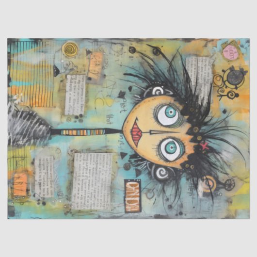 ArtLady 21 Charmant en verontrust Tissuepapier (Voorkant)