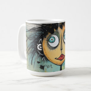 ArtLady 21 Charmerend en in de war Koffiemok