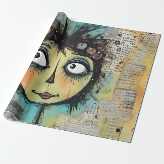 ArtLady 22 Charmant en in de war Cadeaupapier (Uitgerold)