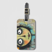 ArtLady 22 Charmant en verontrust Bagagelabel (Voorkant (verticaal))