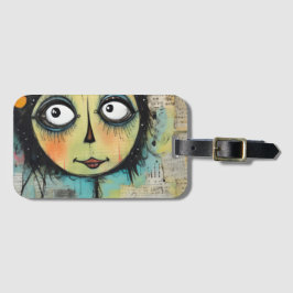 ArtLady 22 Charmant en verontrust Bagagelabel