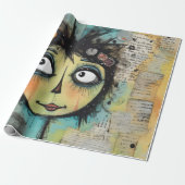 ArtLady 22 Charmant en verontrust Cadeaupapier (Uitgerold)