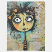 ArtLady 22 Charmant en verontrust Fleece Deken (Voorkant)