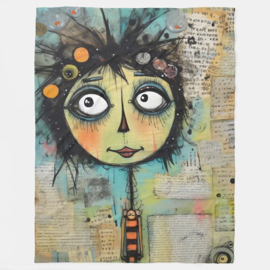 ArtLady 22 Charmant en verontrust Fleece Deken (Voorkant)