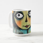 ArtLady 22 Charmant en verontrust Koffiemok (Voorkant links)