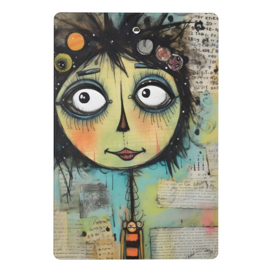 ArtLady 22 Charmant en verontrust Mini Klembord (Achterkant)