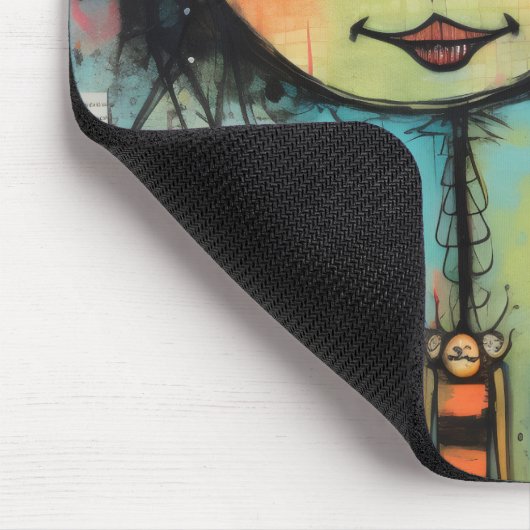 ArtLady 22 Charmant en verontrust Muismat (Hoek)