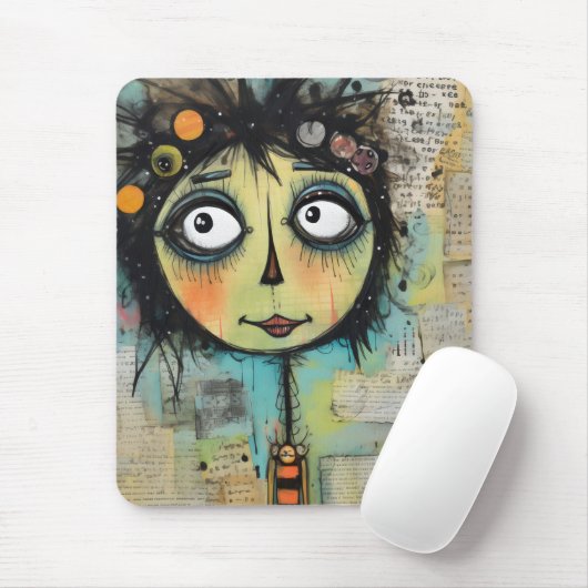 ArtLady 22 Charmant en verontrust Muismat (Met muis)