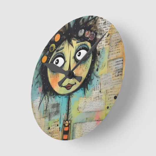 ArtLady 22 Charmant en verontrust Ronde Klok (Hoek)