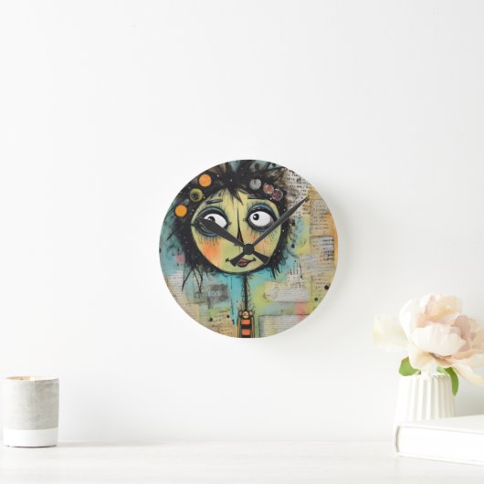 ArtLady 22 Charmant en verontrust Ronde Klok (Huis)