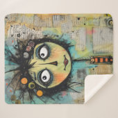 ArtLady 22 Charmant en verontrust Sherpa Deken (Voorkant (horizontaal))