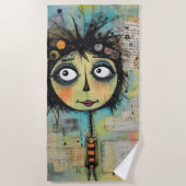 ArtLady 22 Charmant en verontrust Strandlaken (Voorkant)