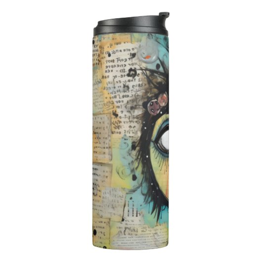 ArtLady 22 Charmant en verontrust Thermosbeker (Gedraaid links)