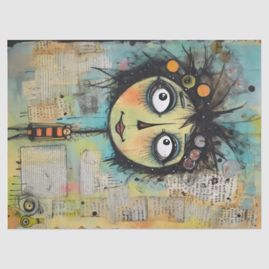 ArtLady 22 Charmant en verontrust Tissuepapier (Voorkant)