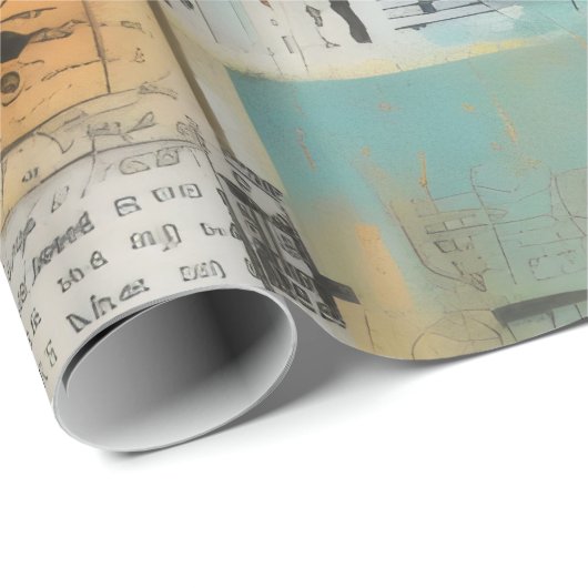 ArtLady 23 Charmant en verontrust Cadeaupapier (Rol Hoek)