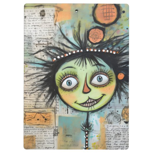 ArtLady 23 Charmant en verontrust Klembord (Achterkant)