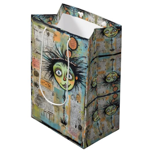 ArtLady 23 Charmant en verontrust Medium Cadeauzakje (Voorkant Gekanteld)