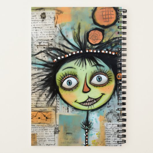 ArtLady 23 Charmant en verontrust Notitieboek (Achterkant)