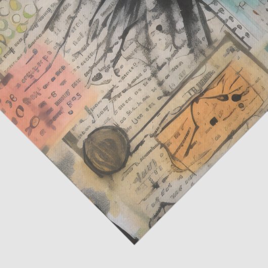 ArtLady 23 Charmant en verontrust Tissuepapier (Detail)