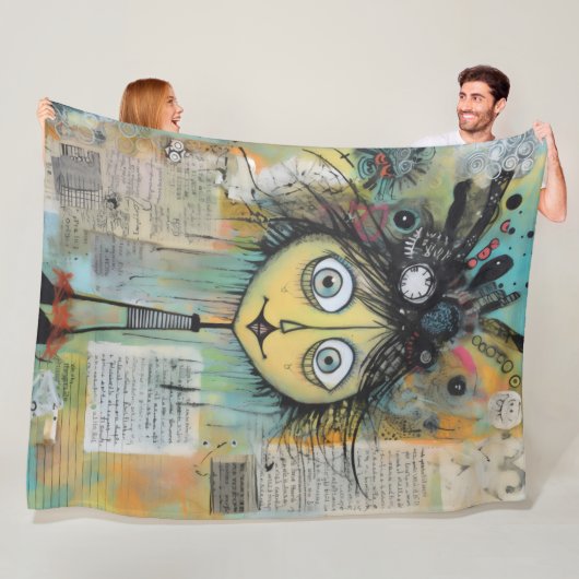 ArtLady 24 Charmant en verontrust Fleece Deken (In situ)