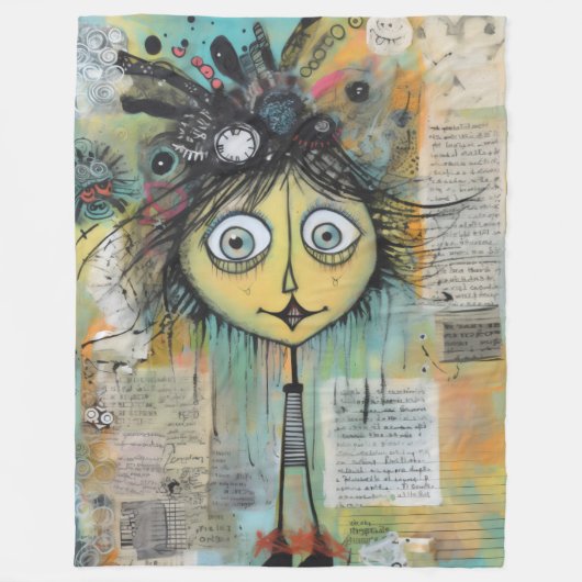 ArtLady 24 Charmant en verontrust Fleece Deken (Voorkant)