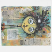 ArtLady 24 Charmant en verontrust Fleece Deken (Voorkant (Horizontaal))