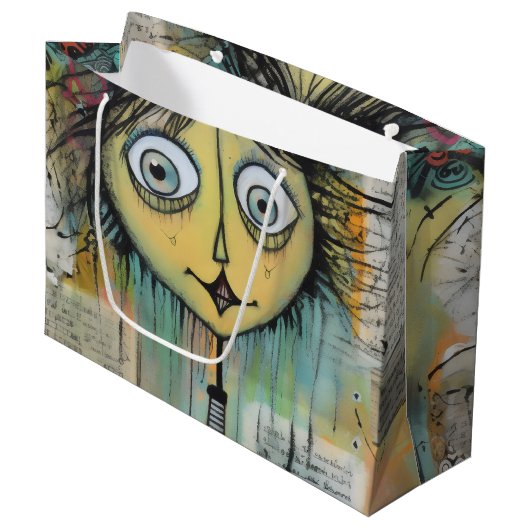 ArtLady 24 Charmant en verontrust Groot Cadeauzakje (Voorkant Gekanteld)