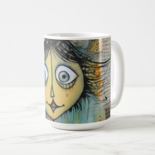 ArtLady 24 Charmant en verontrust Koffiemok (Voorkant rechts)