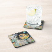 ArtLady 25 Charmant en verontrust Bier Onderzetter (Rechterzijde)