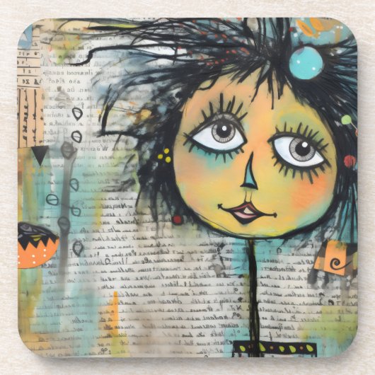 ArtLady 25 Charmant en verontrust Bier Onderzetter (Voorkant)