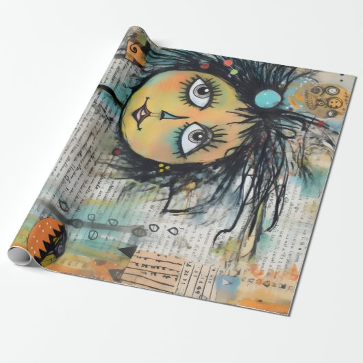 ArtLady 25 Charmant en verontrust Cadeaupapier (Uitgerold)