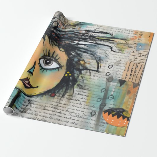 ArtLady 25 Charmant en verontrust Cadeaupapier (Uitgerold)