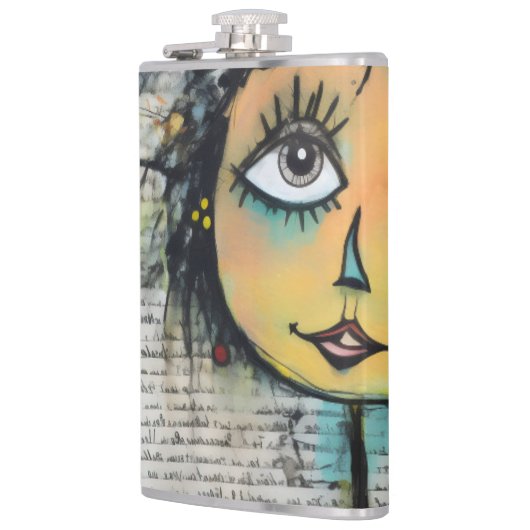 ArtLady 25 Charmant en verontrust Heupfles (Links)