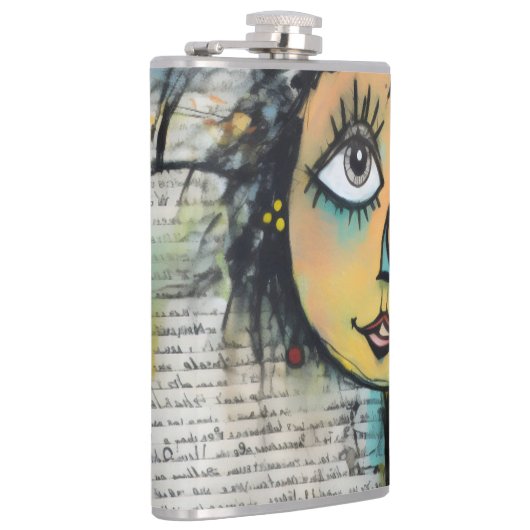 ArtLady 25 Charmant en verontrust Heupfles (Rechts)