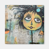 ArtLady 25 Charmant en verontrust Magneet (Voorkant)