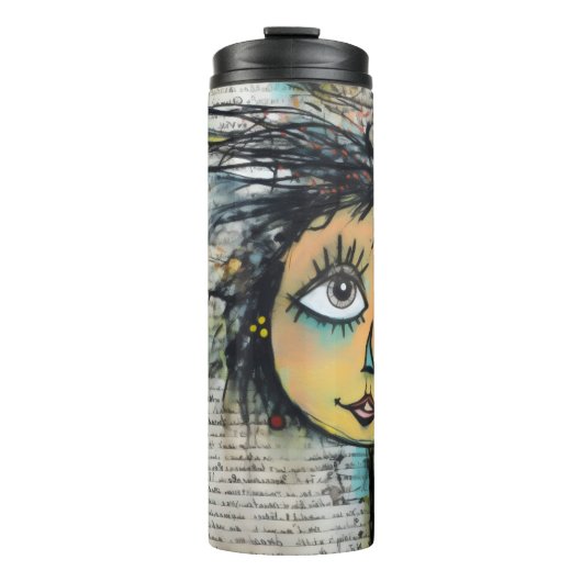 ArtLady 25 Charmant en verontrust Thermosbeker (Voorkant)