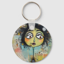 ArtLady 26 Charmant en in nood Sleutelhanger
