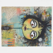 ArtLady 26 Charmant en verontrust Fleece Deken (Voorkant (Horizontaal))