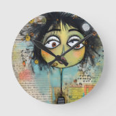 ArtLady 26 Charmant en verontrust Ronde Klok (Voorkant)