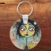 ArtLady 26 Charmant en verontrust Sleutelhanger (Voorkant)
