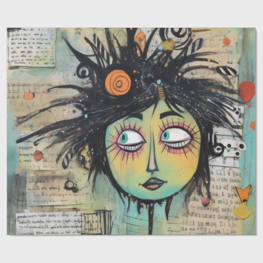 ArtLady 27 Charmant en verontrust Cadeaupapier (Vlak)