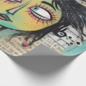 ArtLady 27 Charmant en verontrust Cadeaupapier (Hoek)